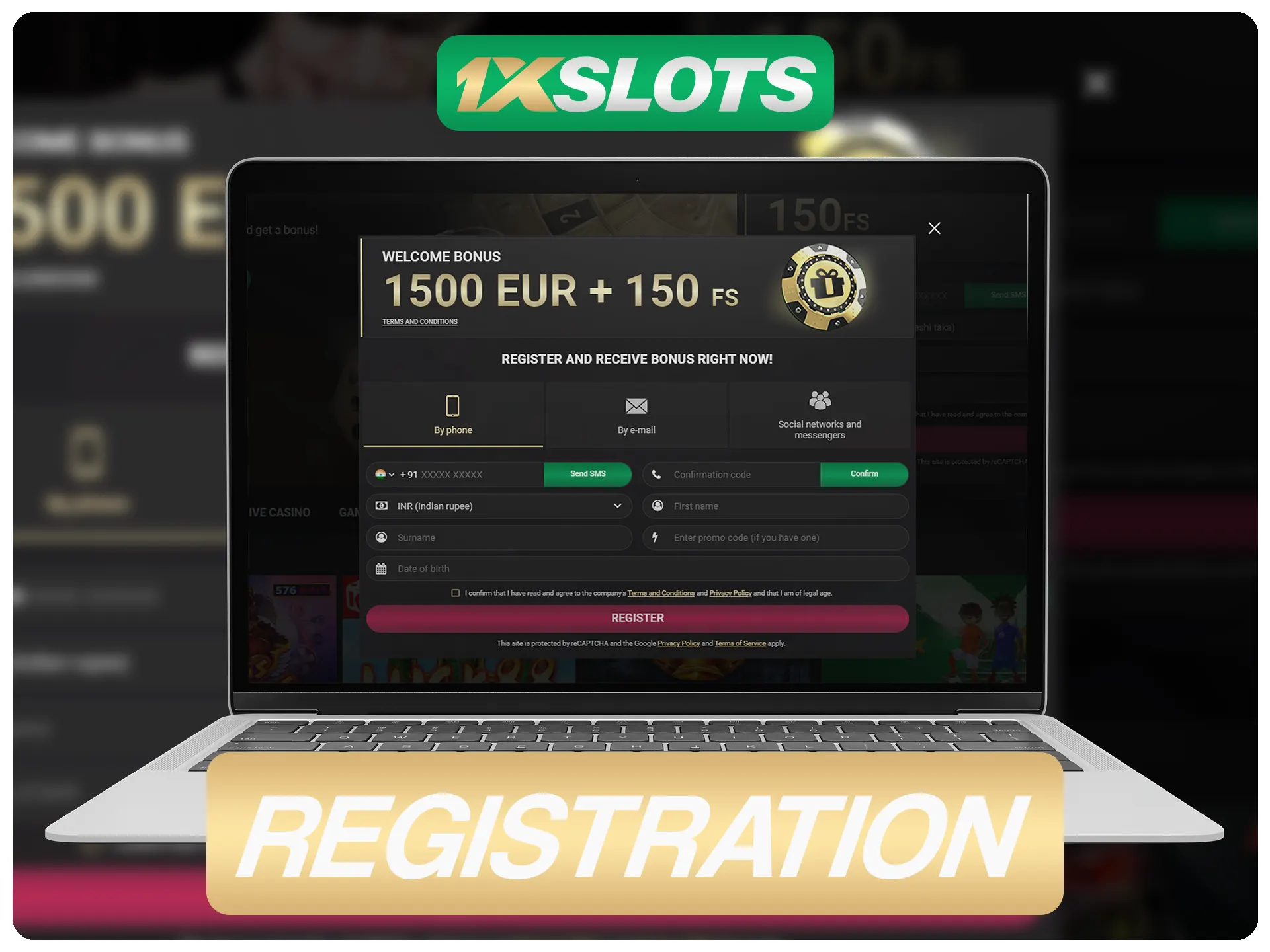 1xslots registration